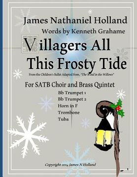 portada Villagers All This Frosty Tide: A Christmas Carol arranged for SATB Choir and Brass Quintet (in English)