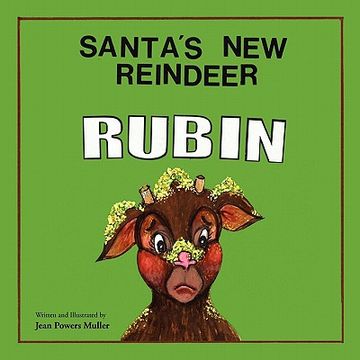 portada santa's new reindeer, rubin (en Inglés)