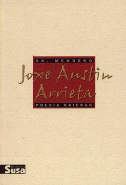portada Joxe Austin Arrieta - Xx. Mendeko Poesia Kaierak (in Basque)