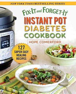 portada Fix-It and Forget-It Instant pot Diabetes Cookbook: 127 Super Easy Healthy Recipes (en Inglés)