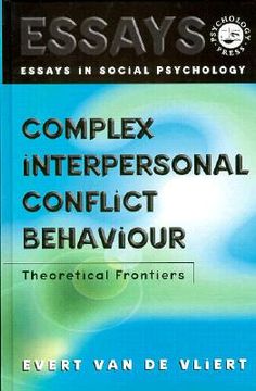 portada complex interpersonal conflict behaviour: theoretical frontiers (en Inglés)
