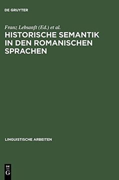 portada Historische Semantik in den Romanischen Sprachen (en Alemán)