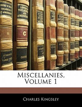 portada miscellanies, volume 1 (in English)