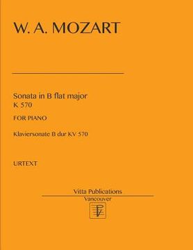 portada Sonata in B flat major
