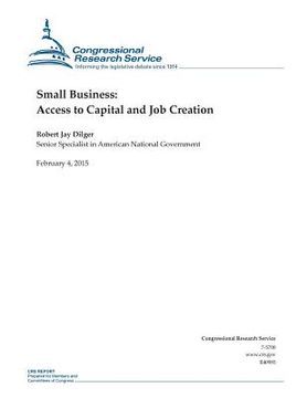 portada Small Business: Access to Capital and Job Creation (en Inglés)