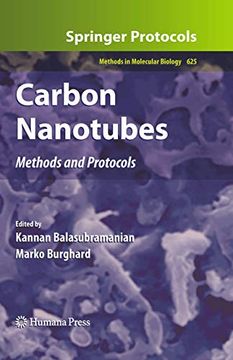 portada Carbon Nanotubes: Methods and Protocols (Methods in Molecular Biology, 625)