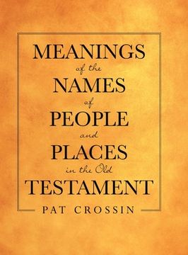 portada Meanings of the Names of People and Places in the Old Testament (en Inglés)