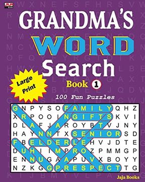 portada Grandma's Word Search Book 1 (en Inglés)