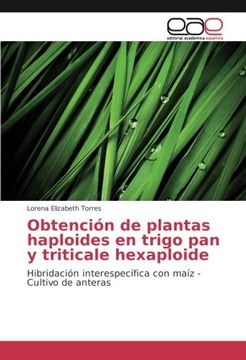 portada Obtención de plantas haploides en trigo pan y triticale hexaploide: Hibridación interespecífica con maíz - Cultivo de anteras (Spanish Edition)