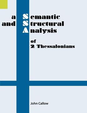 portada a semantic and structural analysis of 2 thessalonians (en Inglés)