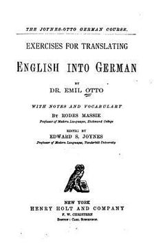 portada Exercises for translating English into German (en Inglés)