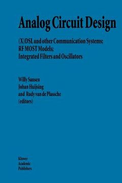 portada analog circuit design: (x)dsl and other communication systems; rf most models; integrated filters and oscillators