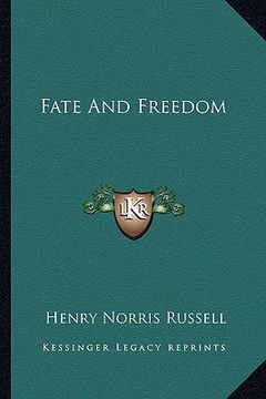 portada fate and freedom (en Inglés)