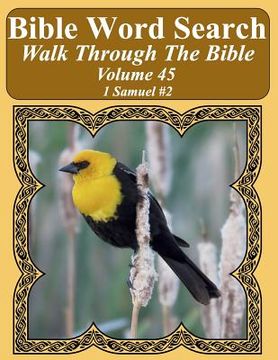 portada Bible Word Search Walk Through The Bible Volume 45: 1 Samuel #2 Extra Large Print (en Inglés)