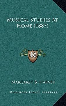 portada musical studies at home (1887) (en Inglés)