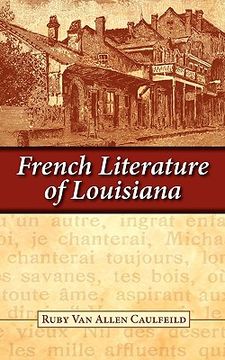 portada the french literature of louisiana (en Inglés)