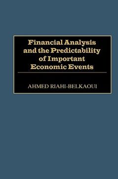 portada financial analysis and the predictability of important economic events