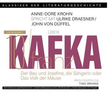 portada Ein Gespräch Über Franz Kafka - der bau + Josefine, die Sängerin Oder das Volk der Mäuse: Klassiker der Literaturgeschichte (in German)