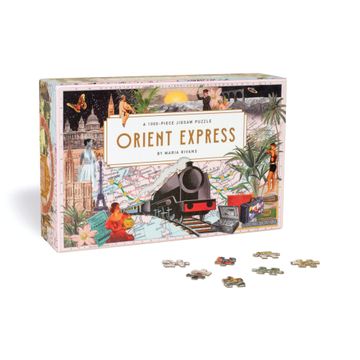 portada Orient Express: A 1000 Piece Jigsaw Puzzle (in English)