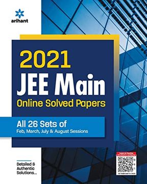 portada 2021 jee Main Online Solved Papers all 26 Sets of Feb, March, July & aug Sessions 
