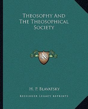 portada theosophy and the theosophical society (en Inglés)