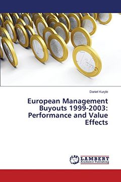 portada European Management Buyouts 1999-2003: Performance and Value Effects