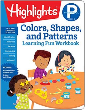 portada Colors Shapes Patterns: Highlights Hidden Pictures (Highlights Learning fun Workbooks) (en Inglés)