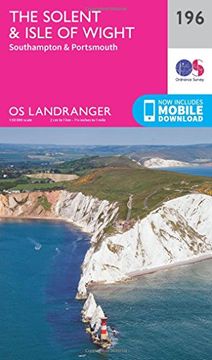 portada The Solent & the Isle of Wight, Southampton & Portsmouth (OS Landranger Map)