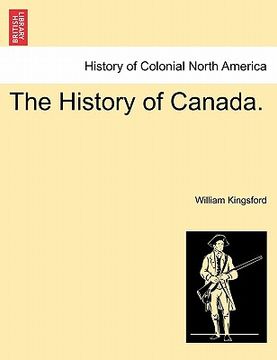 portada the history of canada. (en Inglés)