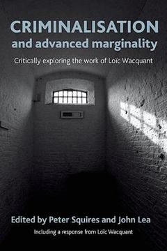 portada criminalisation and advanced marginality: critically exploring the work of loic wacquant (en Inglés)