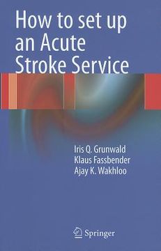 portada how to set up an acute stroke service (en Inglés)