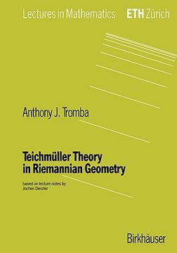 portada teichm ller theory in riemannian geometry (en Inglés)