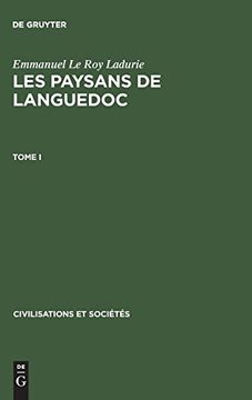 portada Les Paysans de Languedoc, Tome i, Civilisations et Sociétés 42 (en Francés)