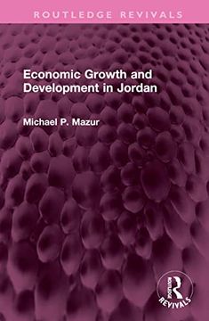 portada Economic Growth and Development in Jordan (Routledge Revivals) (in English)