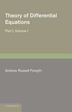 portada Theory of Differential Equations 6 Volume Set: Theory of Differential Equations: Exact Equations and Pfaff's Problem: Volume 1 