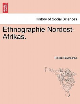 portada Ethnographie Nordost-Afrikas. (en Alemán)