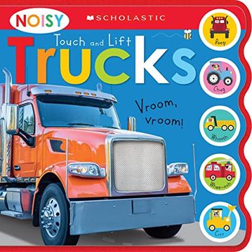 portada Noisy Touch and Lift Trucks: Scholastic Early Learners (Sound Book) (en Inglés)