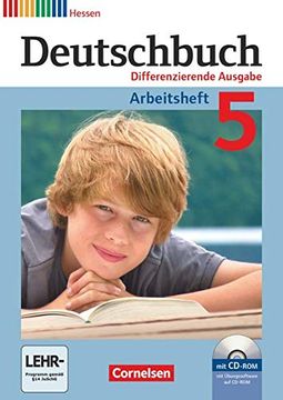 portada Deutschbuch 5. Schuljahr. Arbeitsheft mit Lösungen und Übungs-Cd-Rom. Differenzierende Ausgabe Hessen (en Alemán)