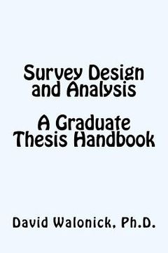 portada Survey Design and Analysis, A Graduate Thesis Handbook (in English)