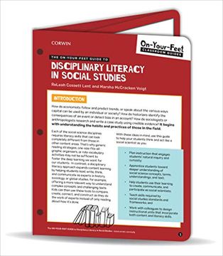 portada The On-Your-Feet Guide to Disciplinary Literacy in Social Studies (Corwin Literacy) (in English)
