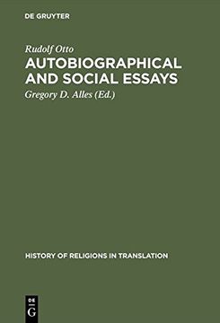 portada Autobiographical and Social Essays (History of Religions in Translation)