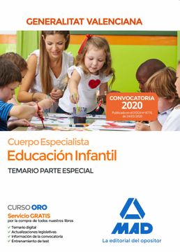 portada Cuerpo Especialista en Educación Infantil de la Administración de la Generalitat Valenciana. Temario Parte Especial (in Spanish)
