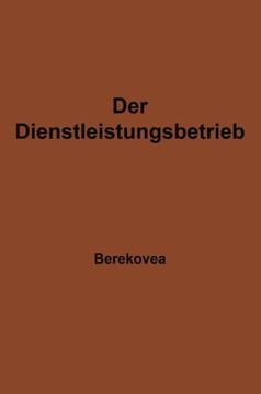 portada Der Dienstleistungsbetrieb: Wesen ― Struktur ― Bedeutung (German Edition)
