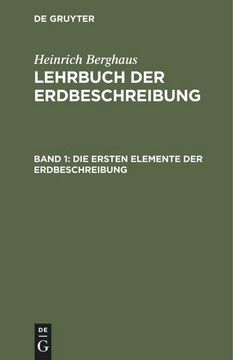 portada Die Ersten Elemente der Erdbeschreibung (in German)