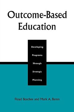 portada outcome-based education: developing programs through strategic planning (in English)