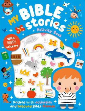 portada My Bible Stories Activity Book (Blue) (in English)