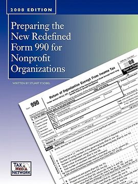 portada preparing the new redefined form 990 for nonprofit organizations (en Inglés)