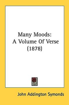 portada many moods: a volume of verse (1878)
