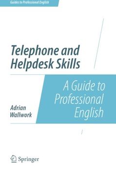 portada Telephone and Helpdesk Skills: A Guide to Professional English (Guides to Professional English) (in English)