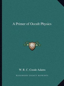portada a primer of occult physics